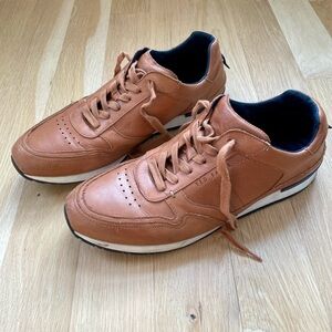 Ted Baker Men's Brown Leather Sneakers